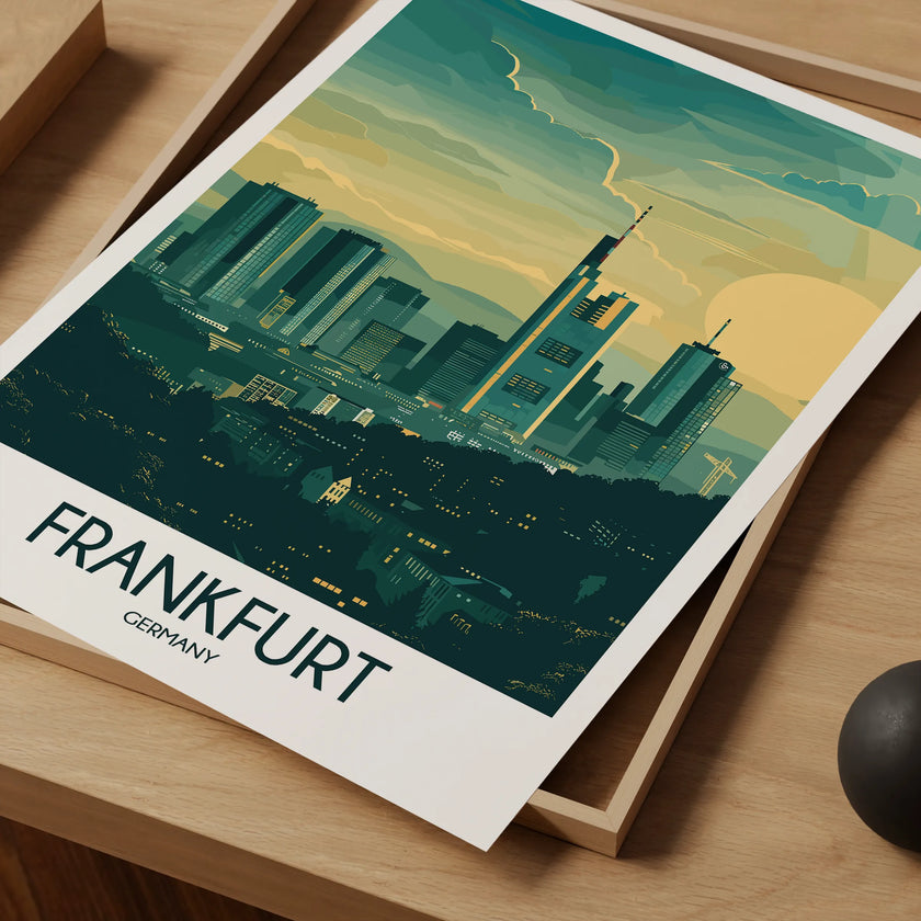 Frankfurt Destination Art Gift