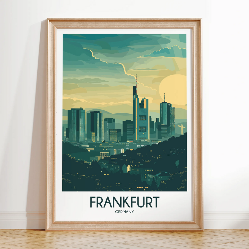 Frankfurt Minimalist Wall Art