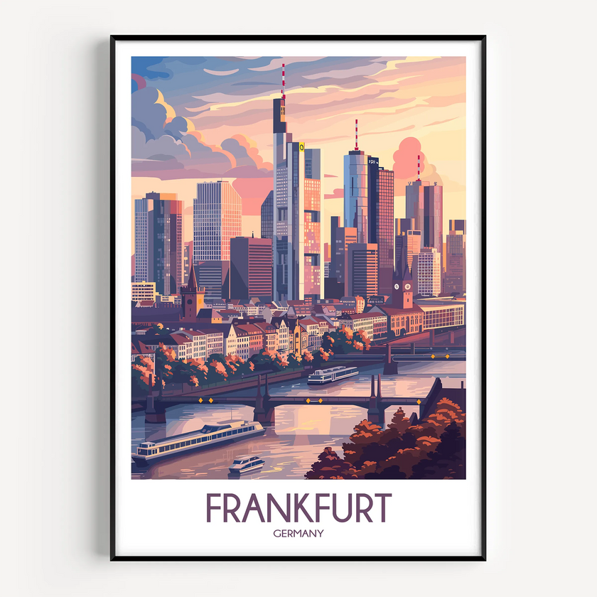 Frankfurt Minimalist Wall Art