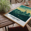Frankfurt Modern Travel Poster