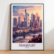Frankfurt Souvenir Poster Print