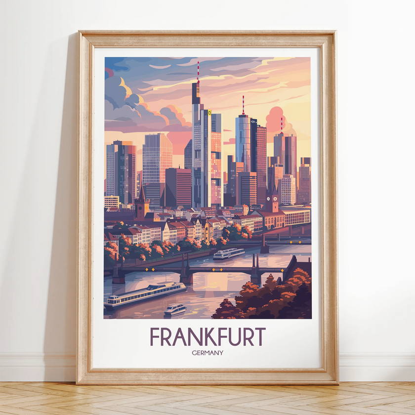 Frankfurt Travel Memory Gift