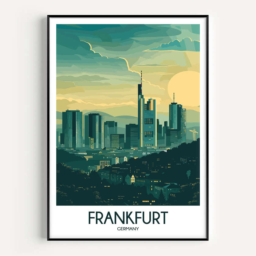 Frankfurt Travel Memory Gift