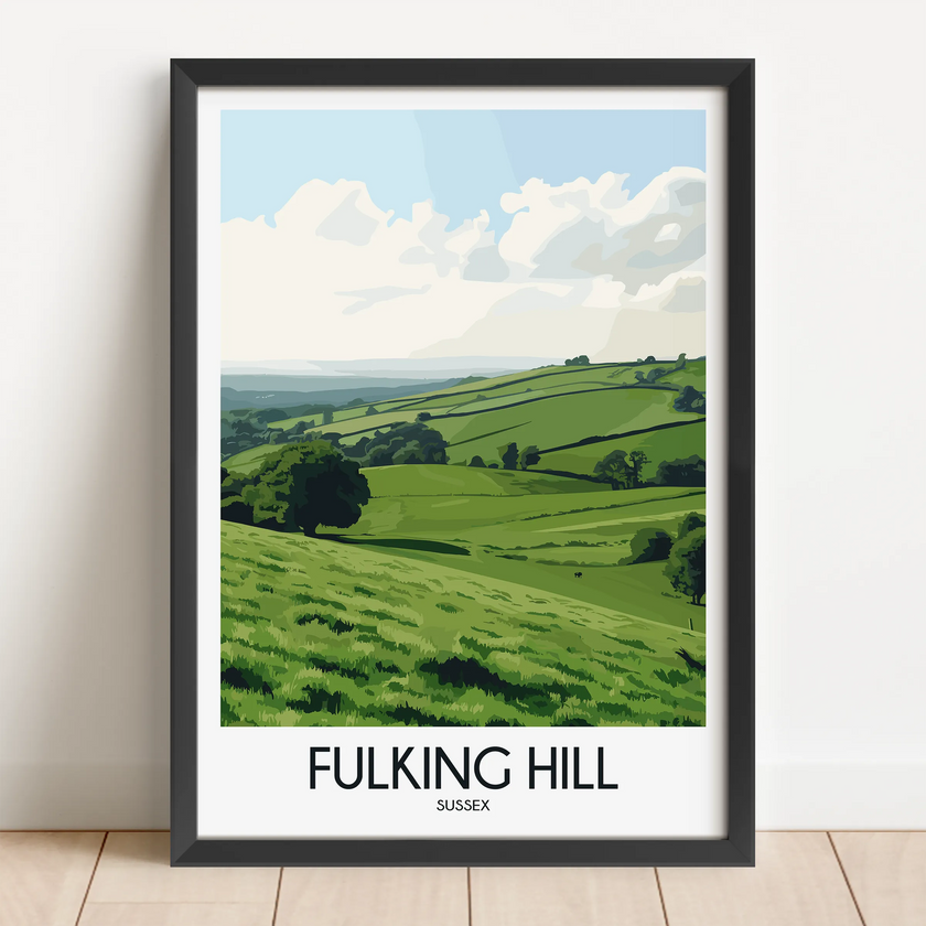Fulking Hill Gallery Quality Print