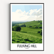 Fulking Hill Scenic Landscape Art