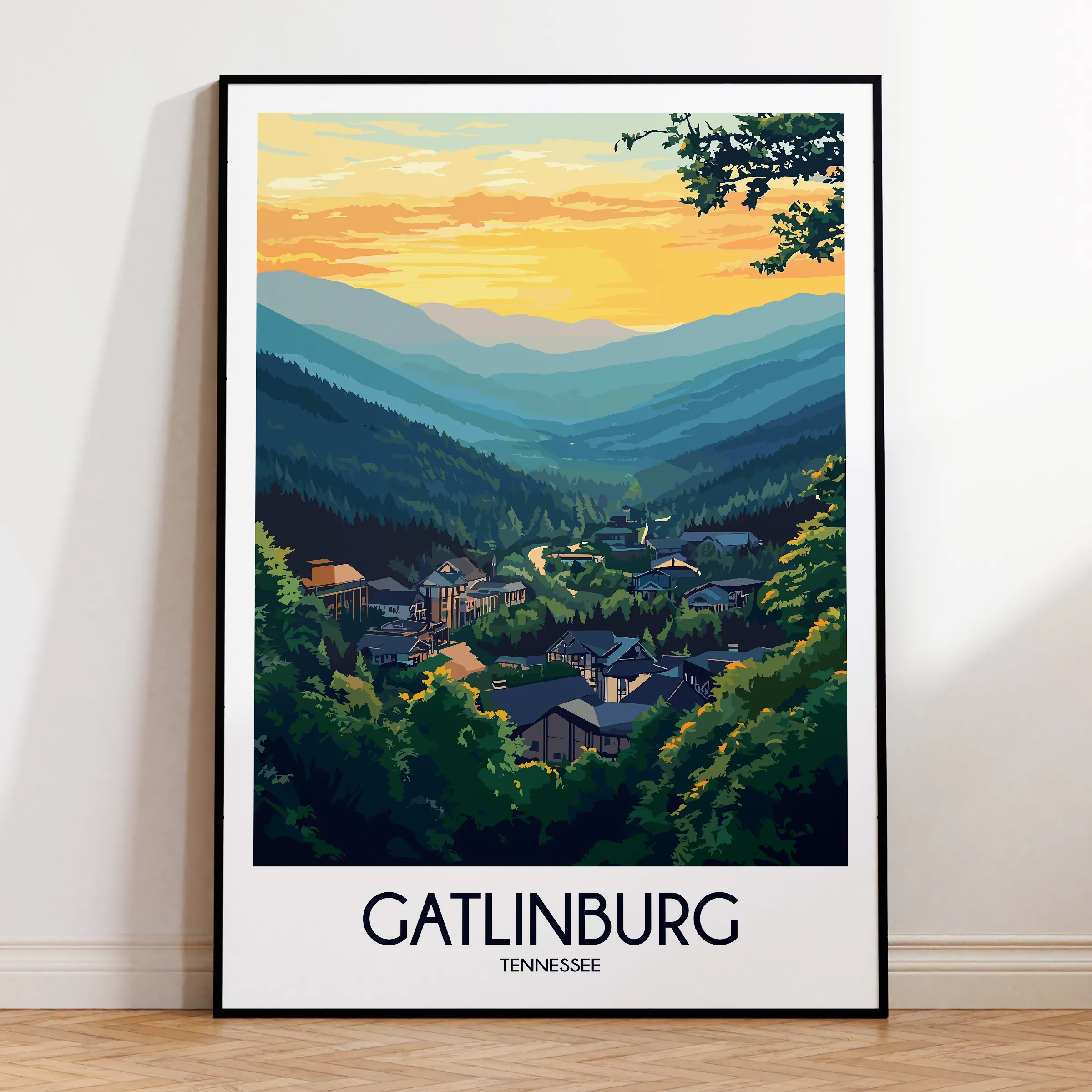 Gatlinburg Destination Art Gift