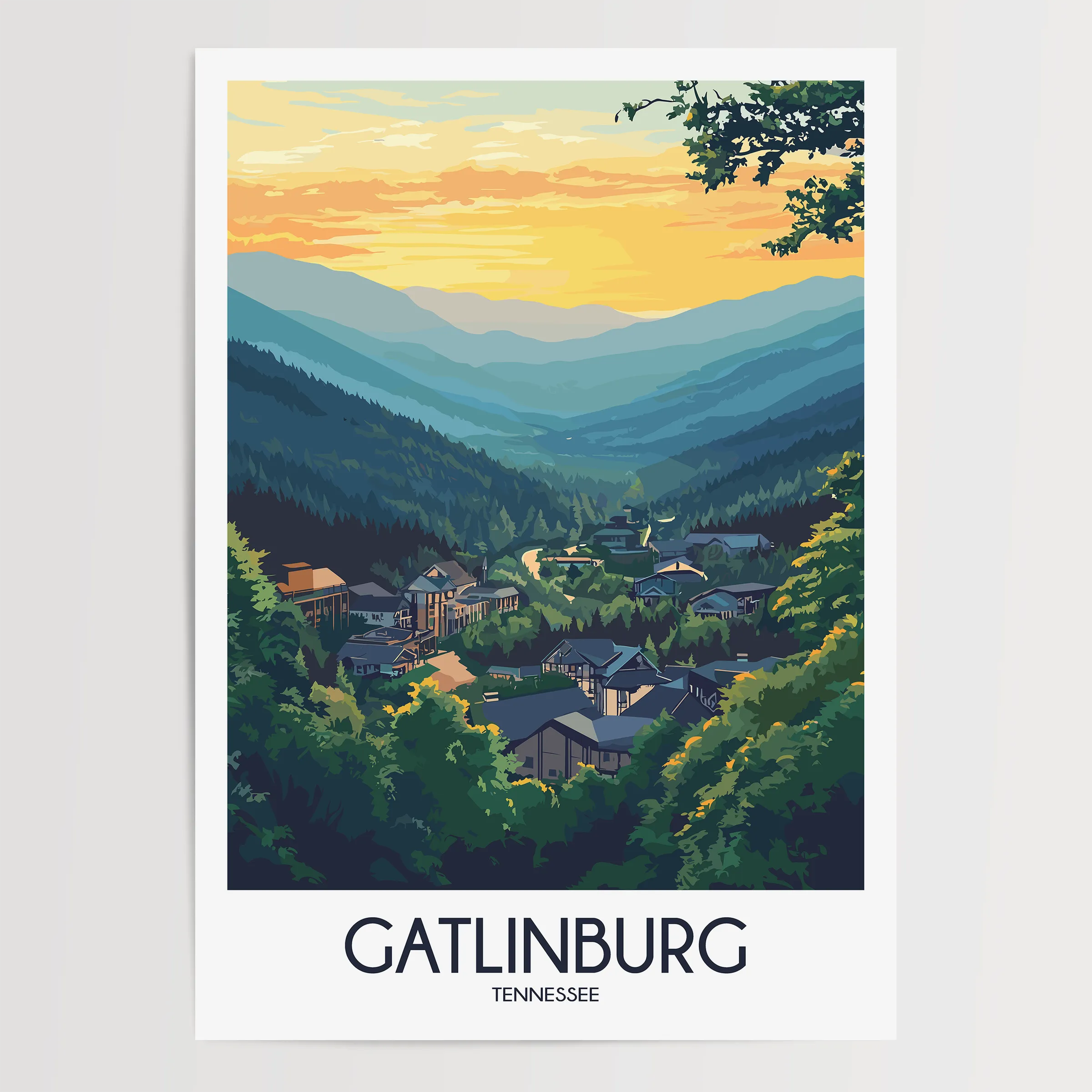 Gatlinburg Gallery Quality Print