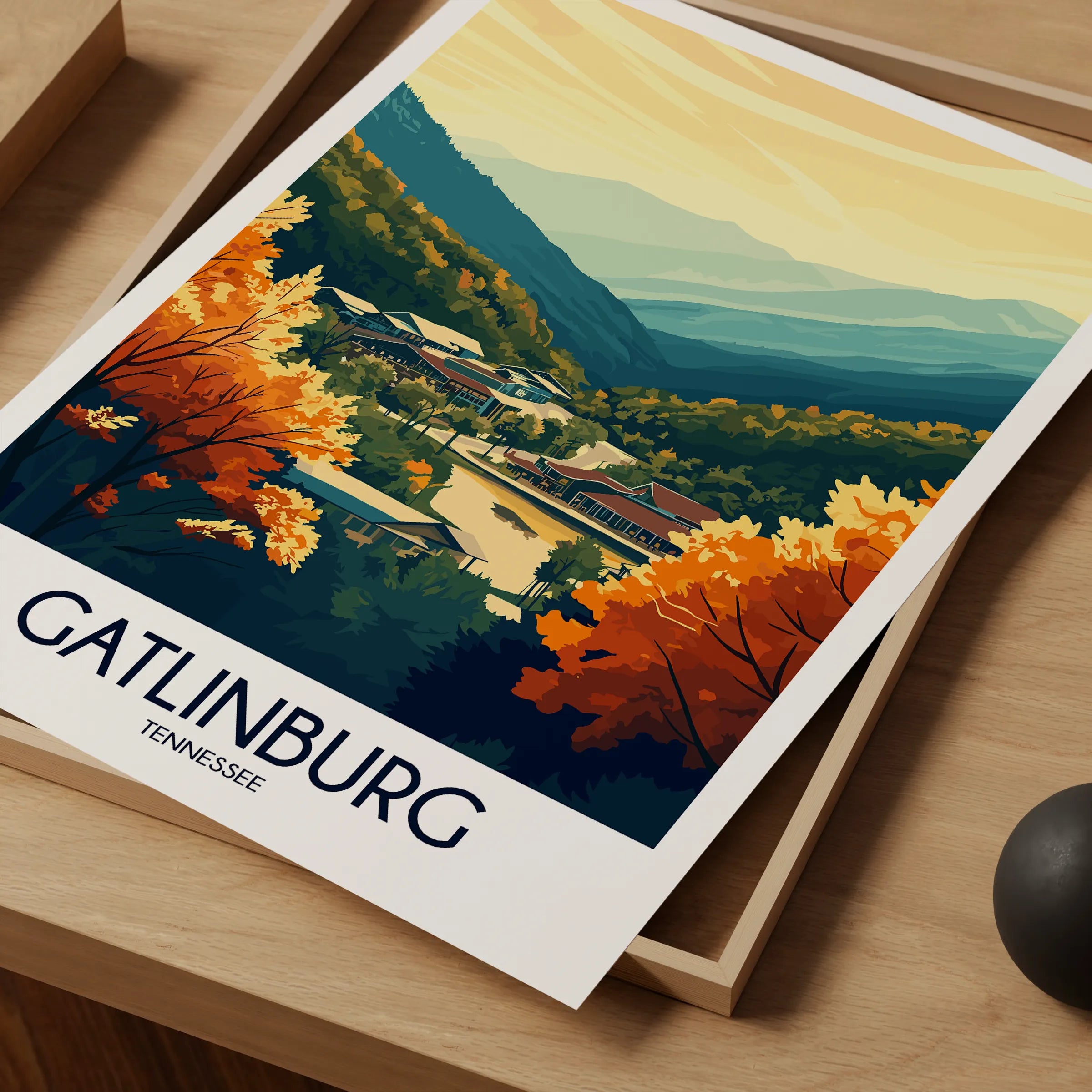 Gatlinburg Scenic Landscape Art