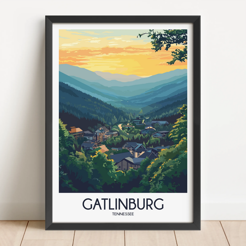 Gatlinburg Scenic Landscape Art