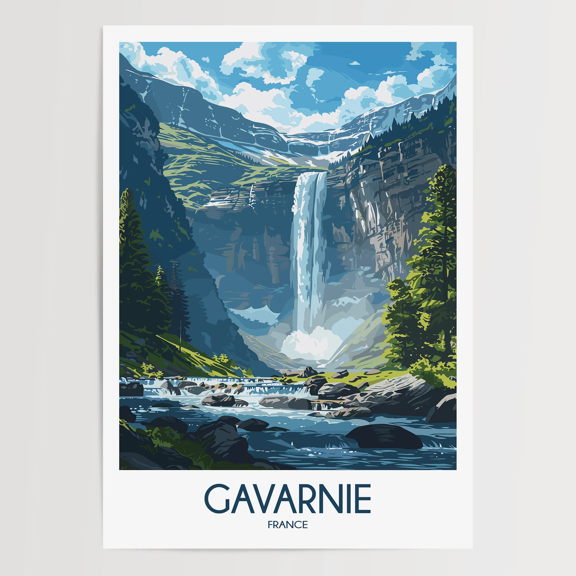 Gavarnie Minimalist Wall Art
