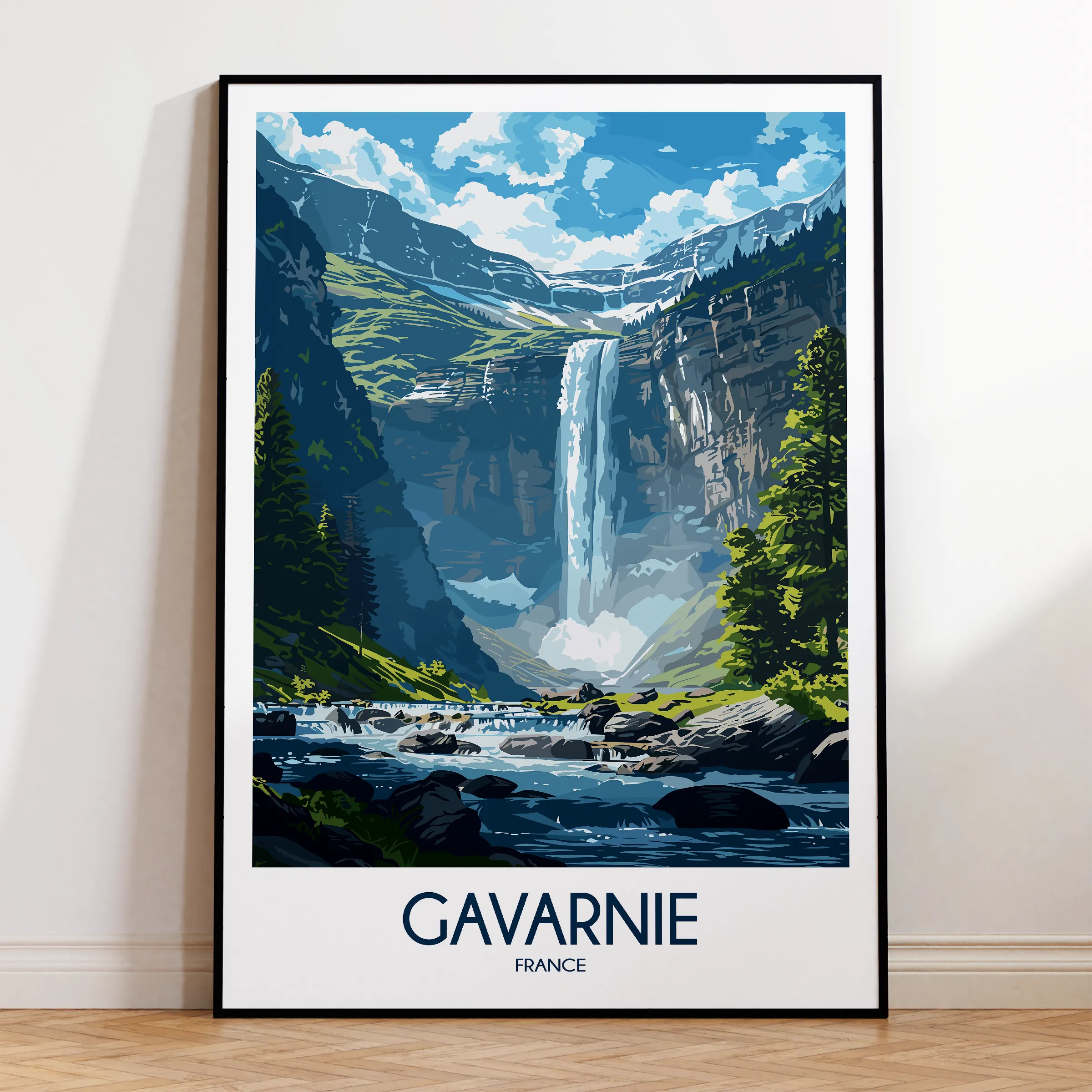 Gavarnie Modern Travel Poster