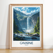 Gavarnie Retro Travel Illustration