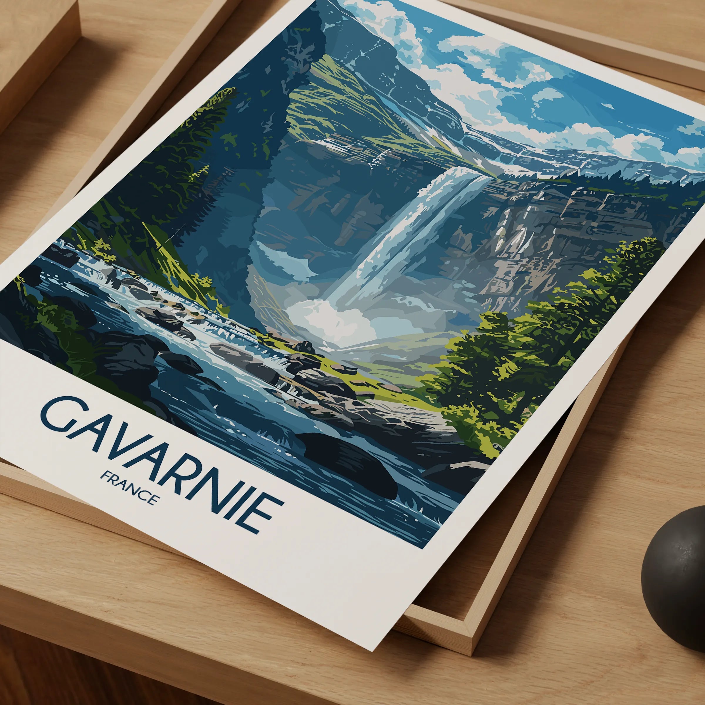 Gavarnie Scenic Landscape Art