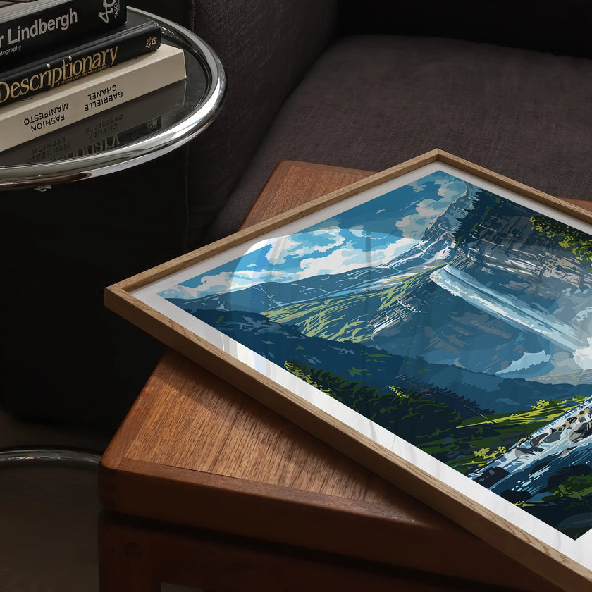 Gavarnie Vintage Style Print