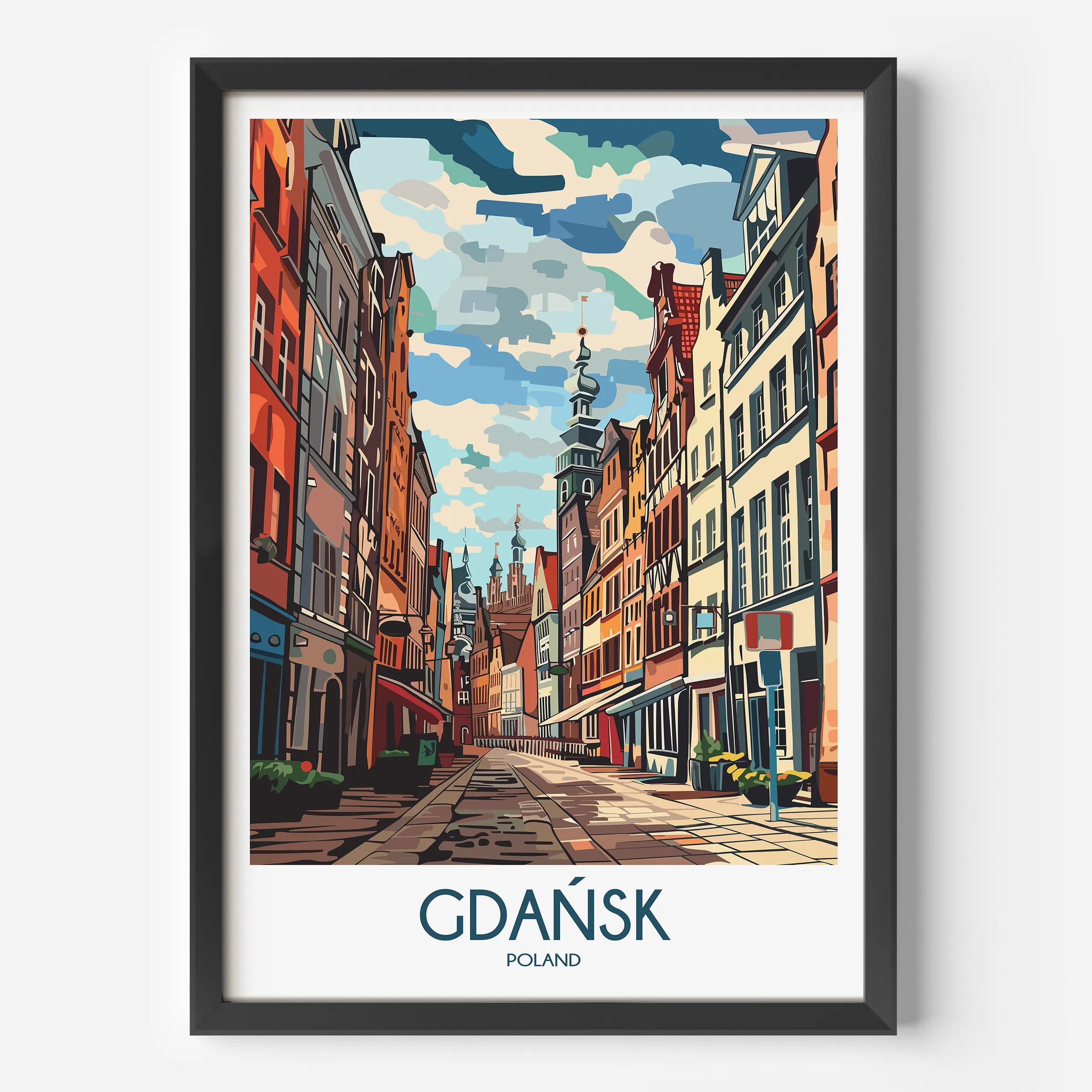 Gdansk Destination Art Gift