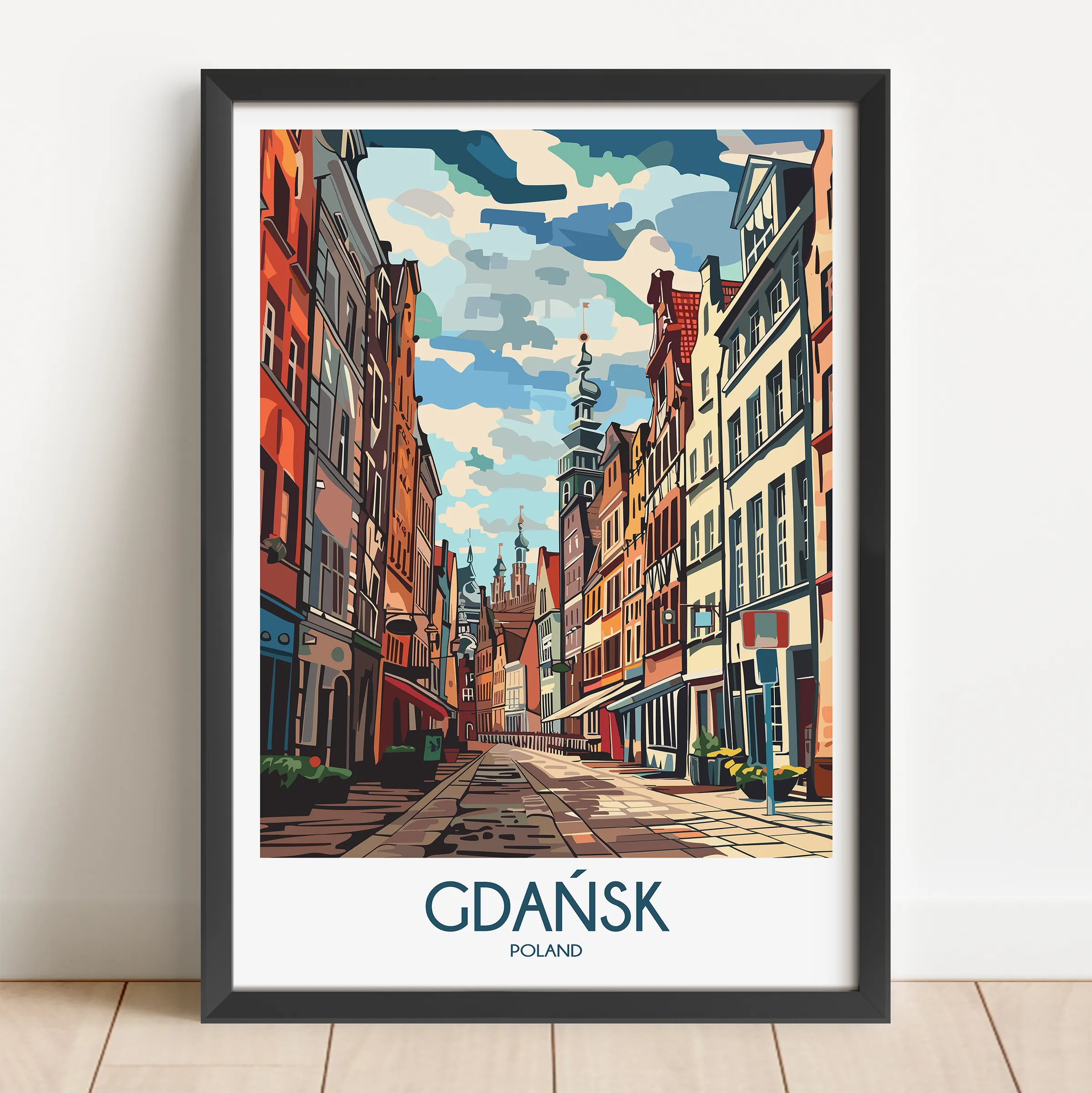 Gdansk Minimalist Wall Art