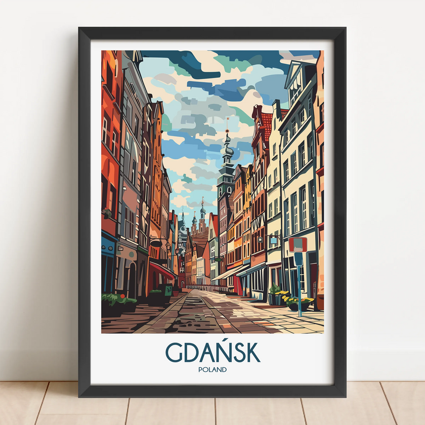 Gdansk Minimalist Wall Art