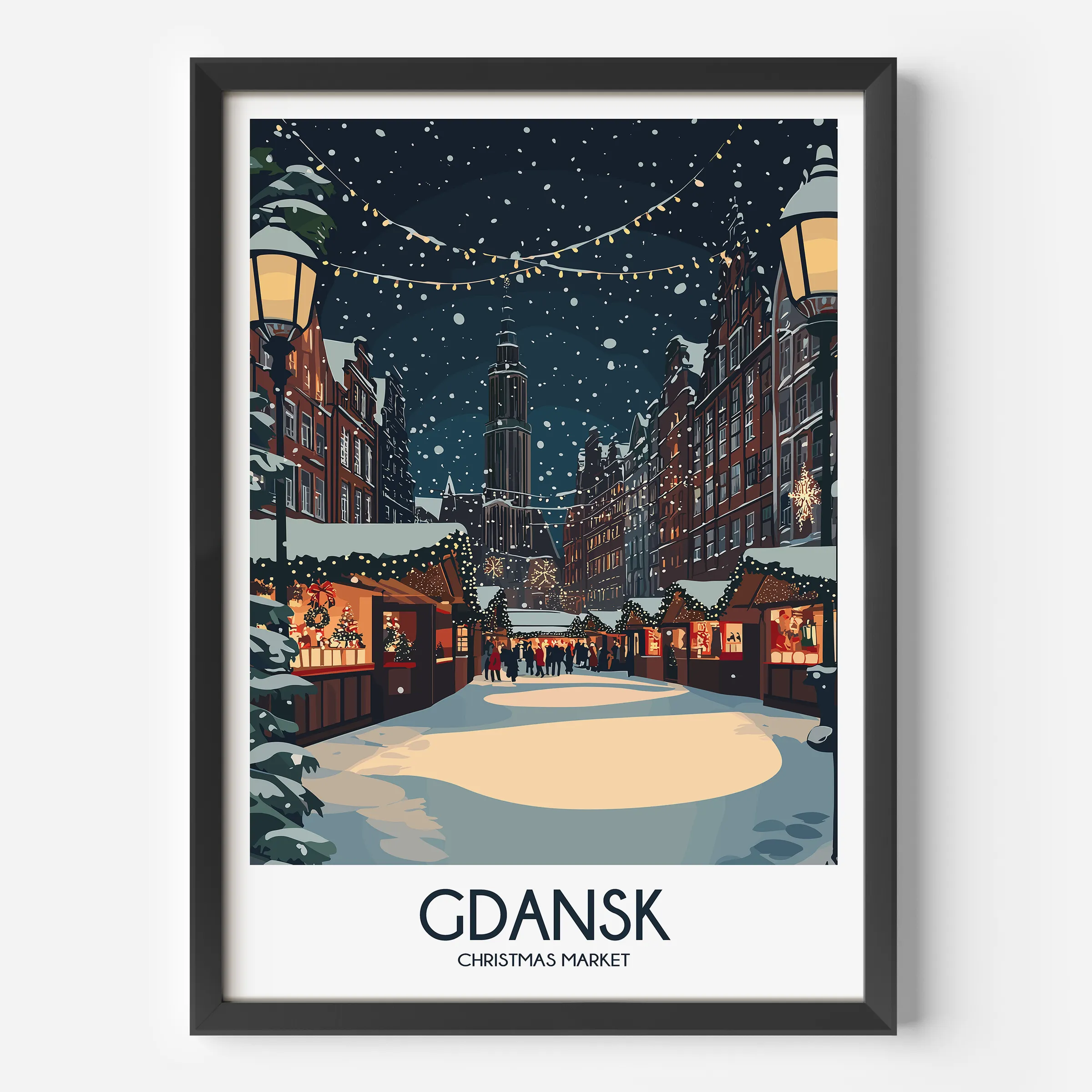 Gdansk Minimalist Wall Art