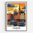 Gdansk Souvenir Poster Print