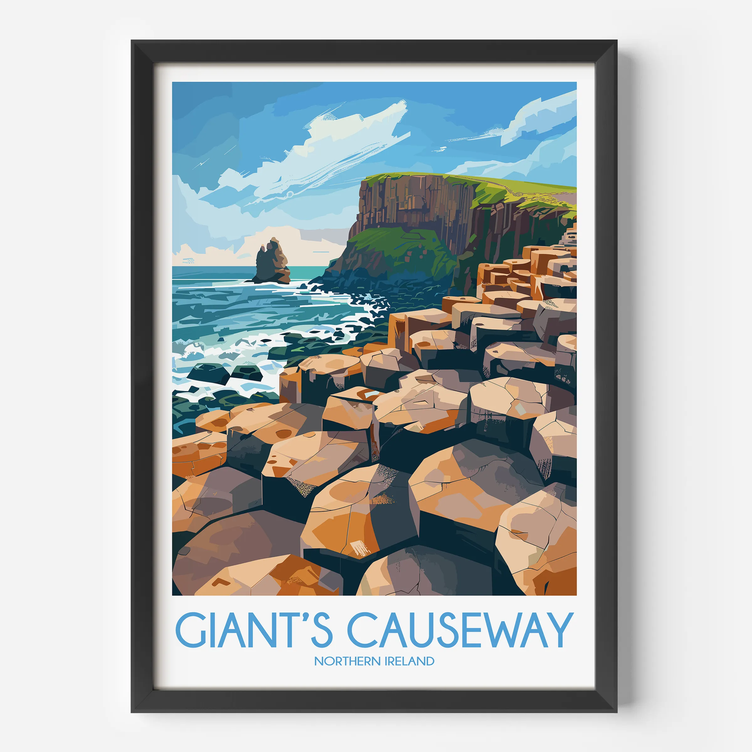 Giant'S Causeway Destination Art Gift