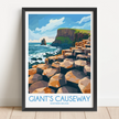 Giant'S Causeway Minimalist Wall Art