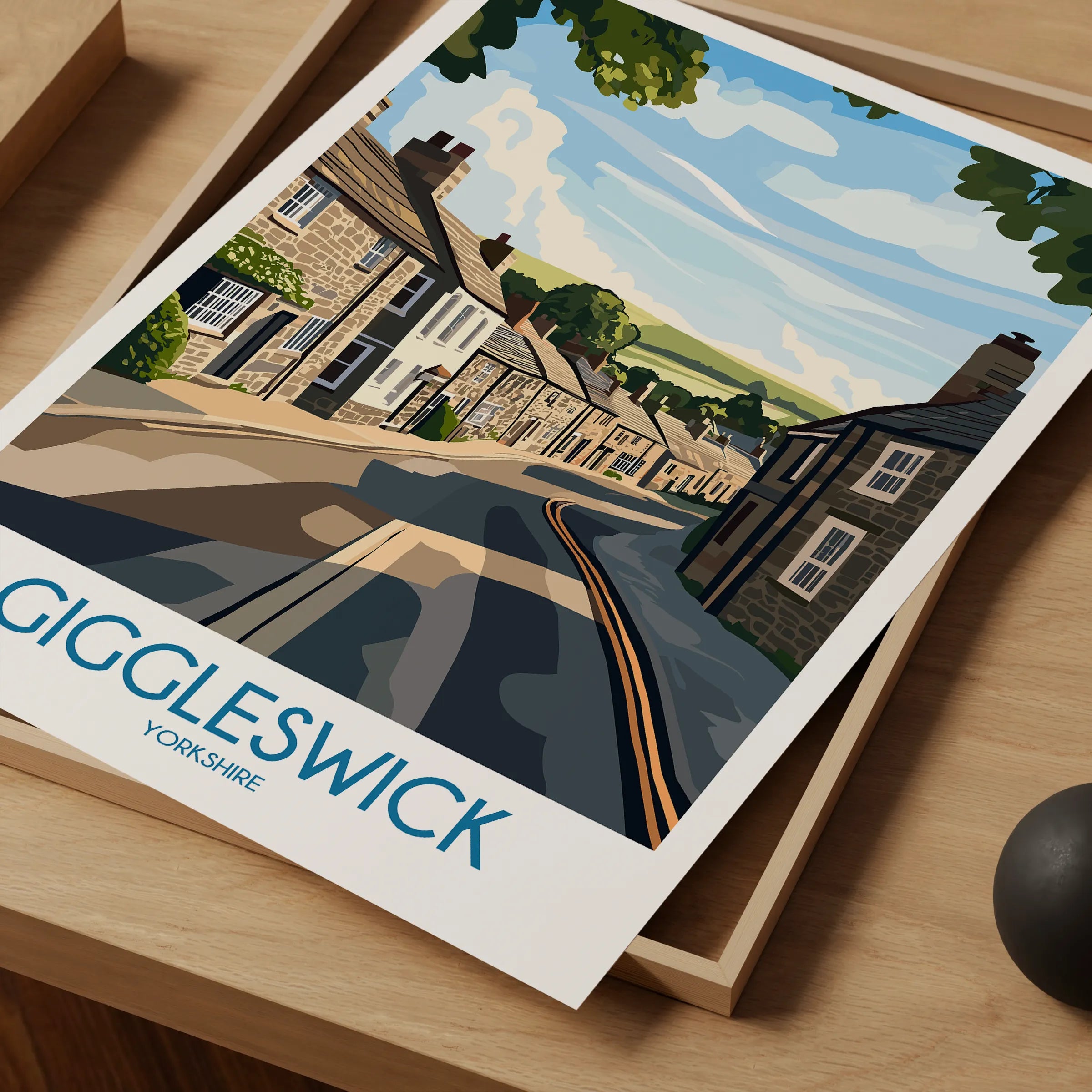 Giggleswick Scenic Landscape Art
