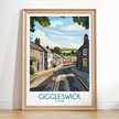 Giggleswick Vintage Style Print