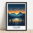 Glacier Scenic Landscape Art
