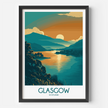 Glasgow Souvenir Poster Print