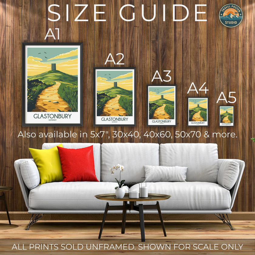 Glastonbury Destination Art Gift