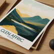 Glen Affric Retro Travel Illustration