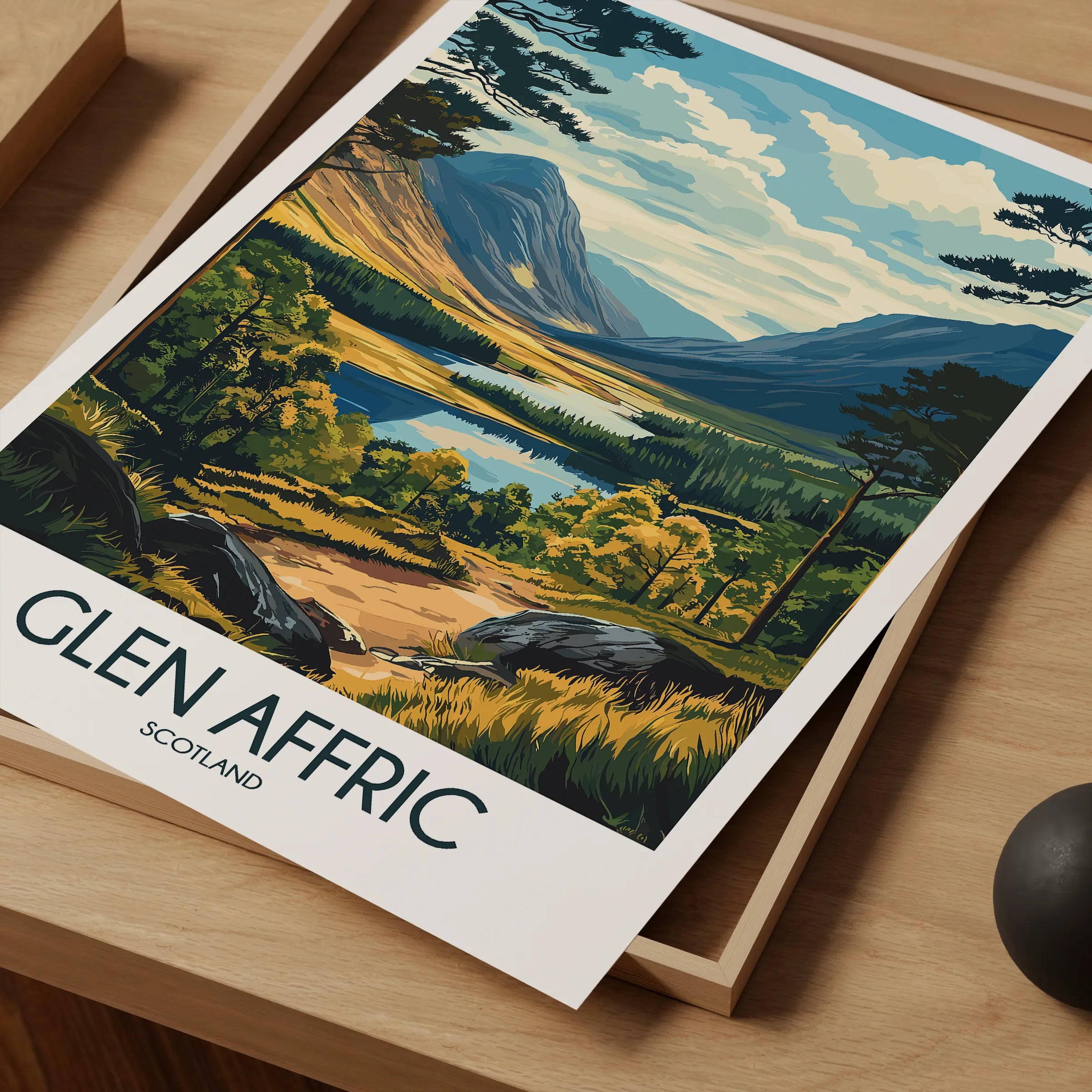Glen Affric Souvenir Poster Print