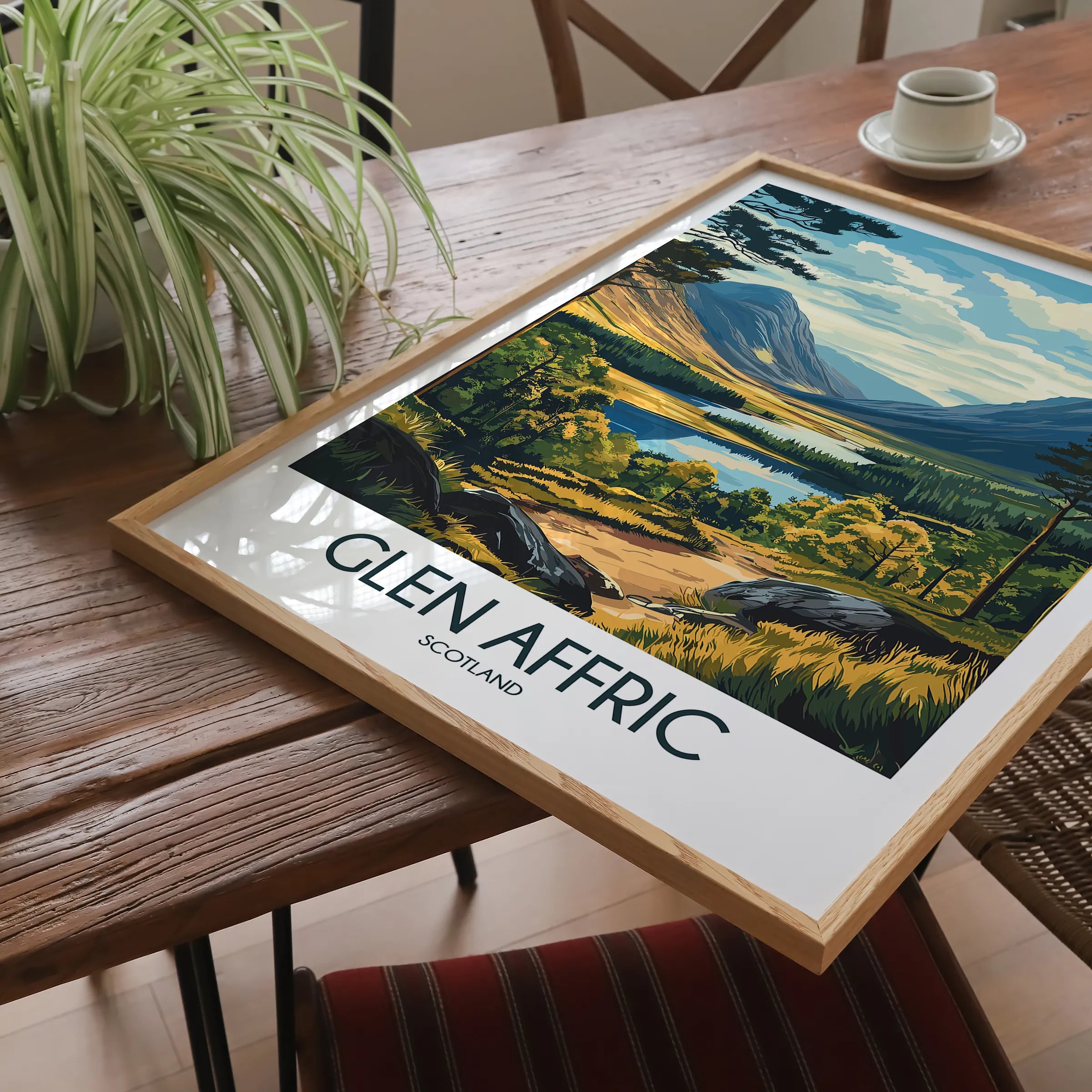 Glen Affric Vintage Style Print