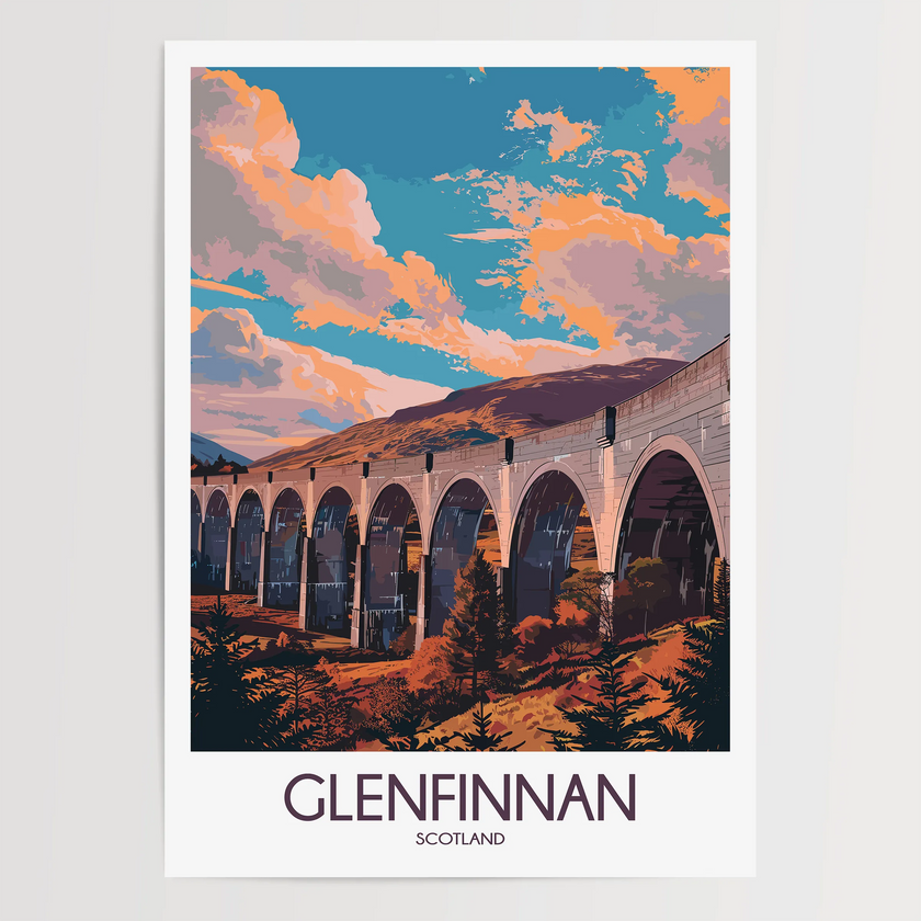 Glenfinnan Minimalist Wall Art