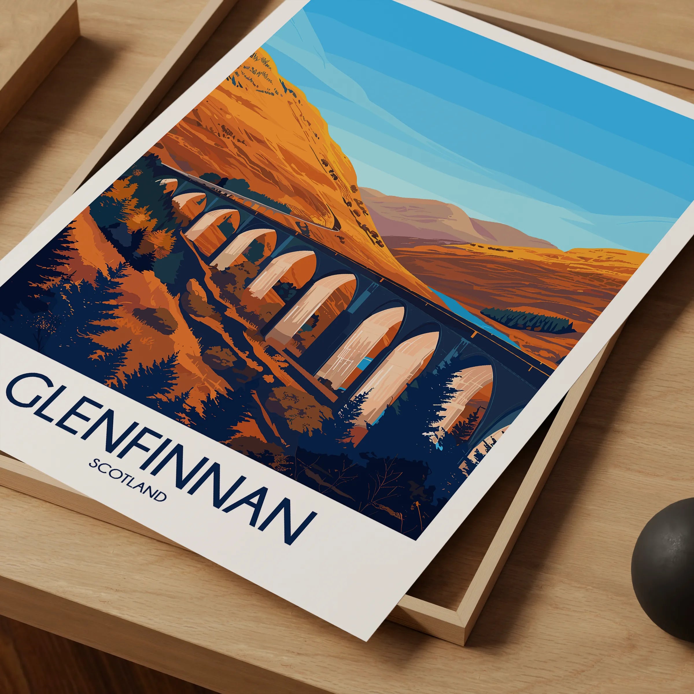 Glenfinnan Modern Travel Poster