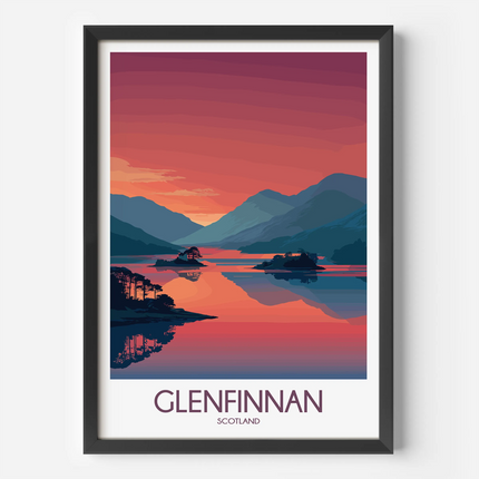 Glenfinnan Scenic Landscape Art