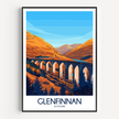 Glenfinnan Scenic Landscape Art