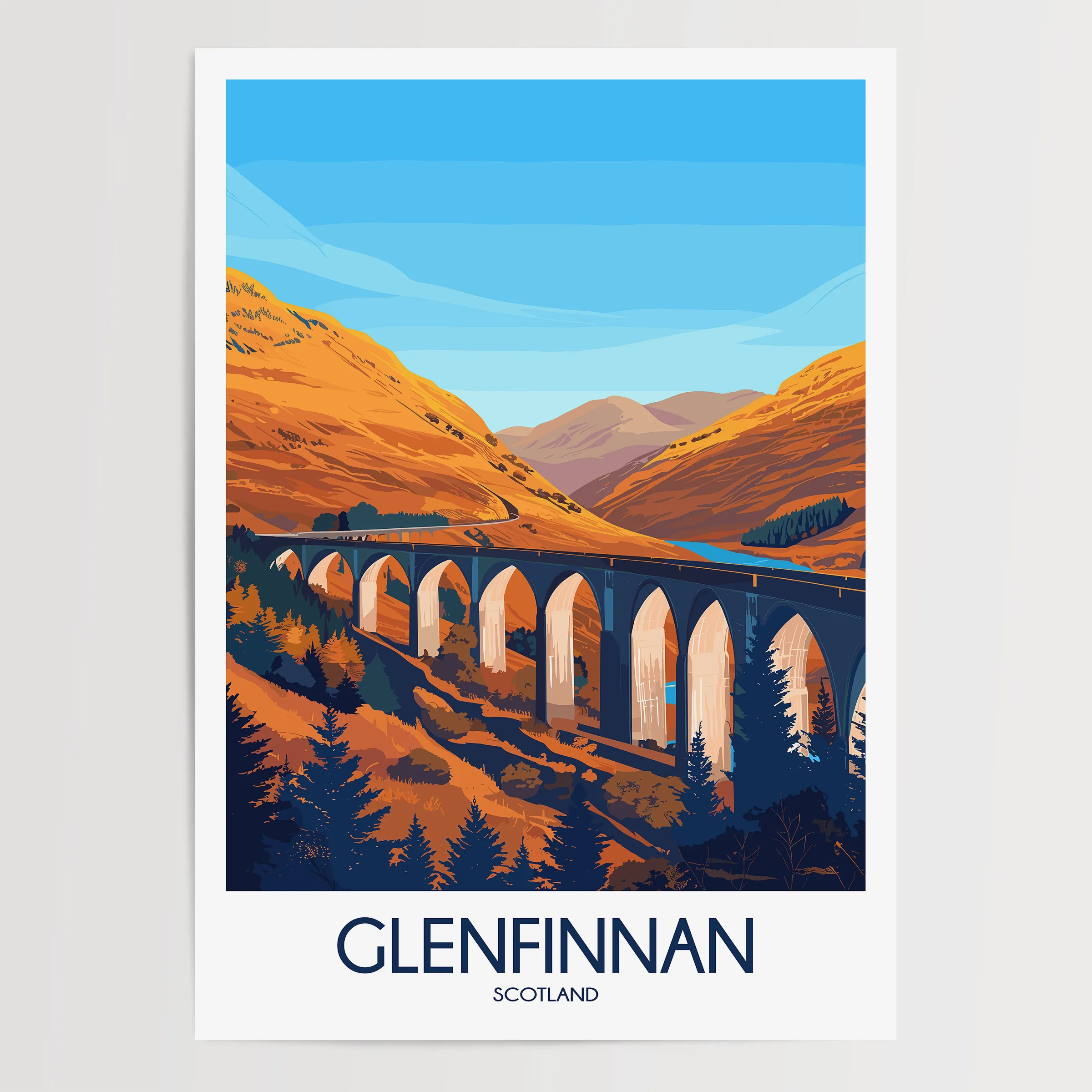 Glenfinnan Vintage Style Print