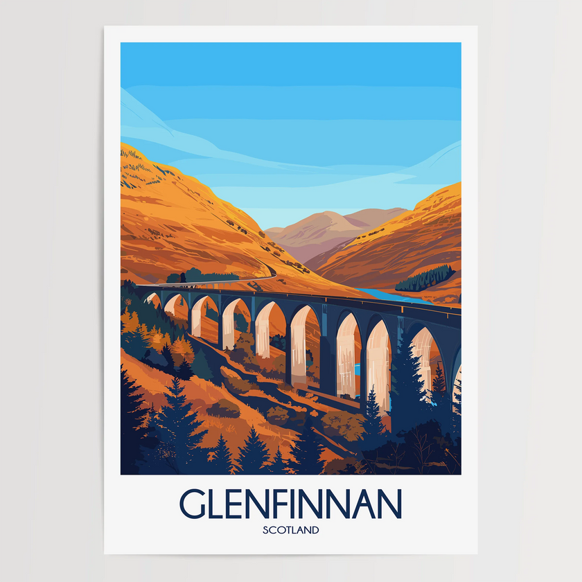 Glenfinnan Vintage Style Print