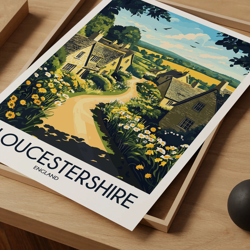 Gloucestershire Destination Art Gift