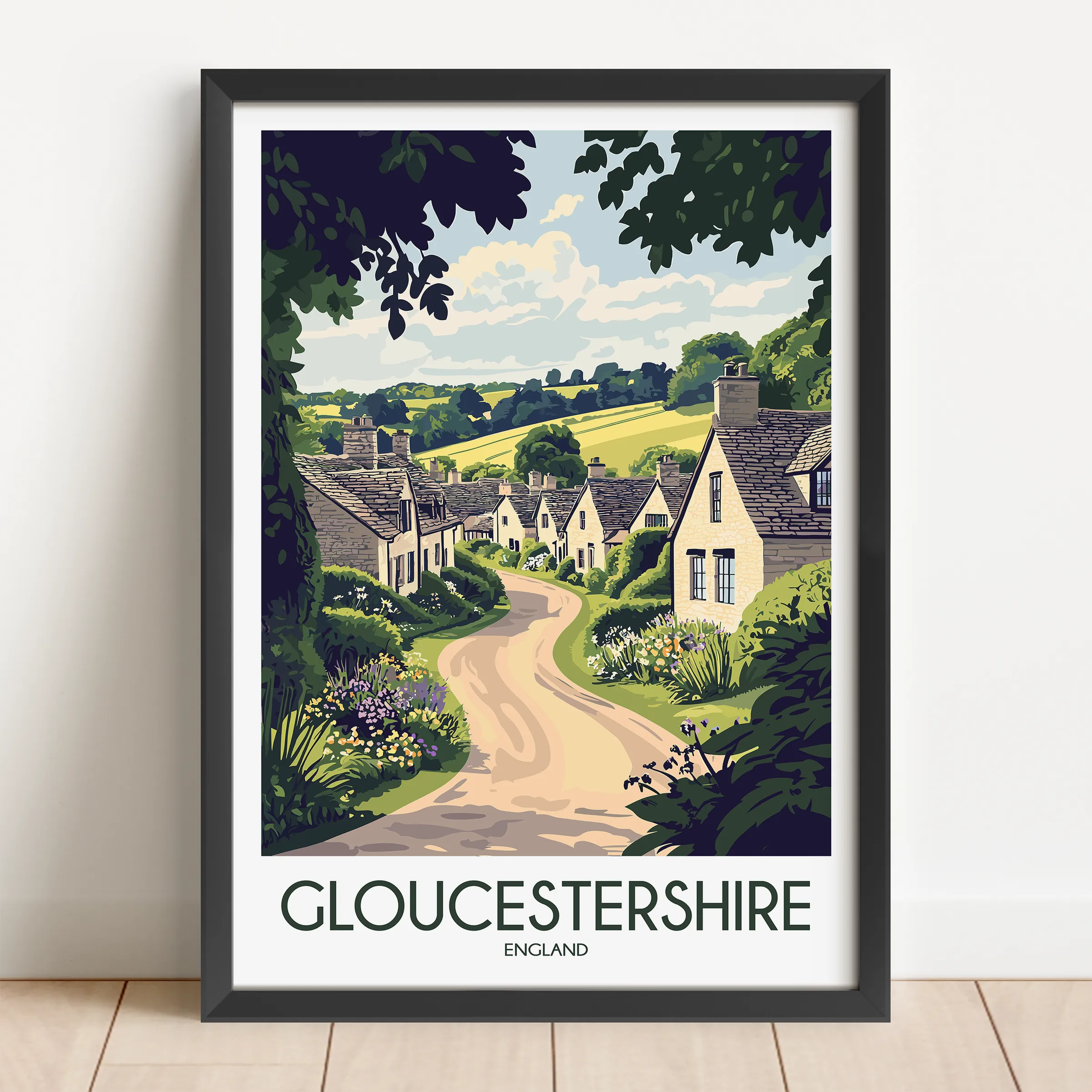 Gloucestershire Scenic Landscape Art
