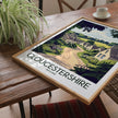 Gloucestershire Vintage Style Print