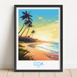 Goa Modern Travel Poster