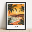 Goa Modern Travel Poster