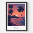 Goa Modern Travel Poster