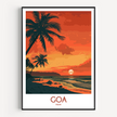 Goa Modern Travel Poster