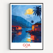 Goa Modern Travel Poster
