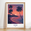 Goa Retro Travel Illustration