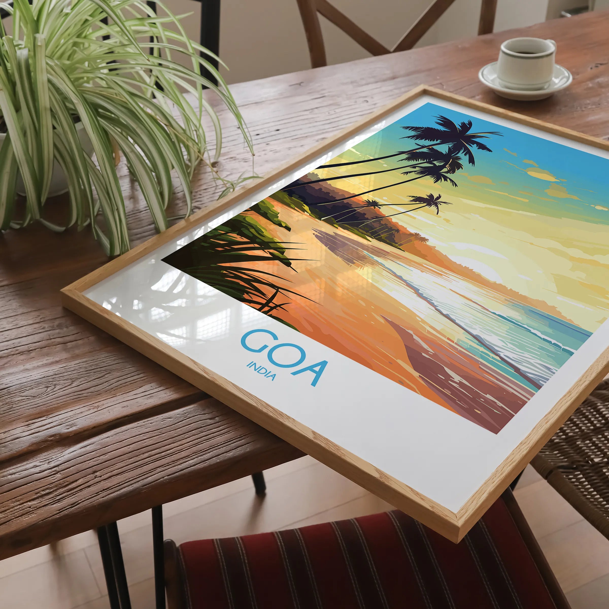 Goa Retro Travel Illustration