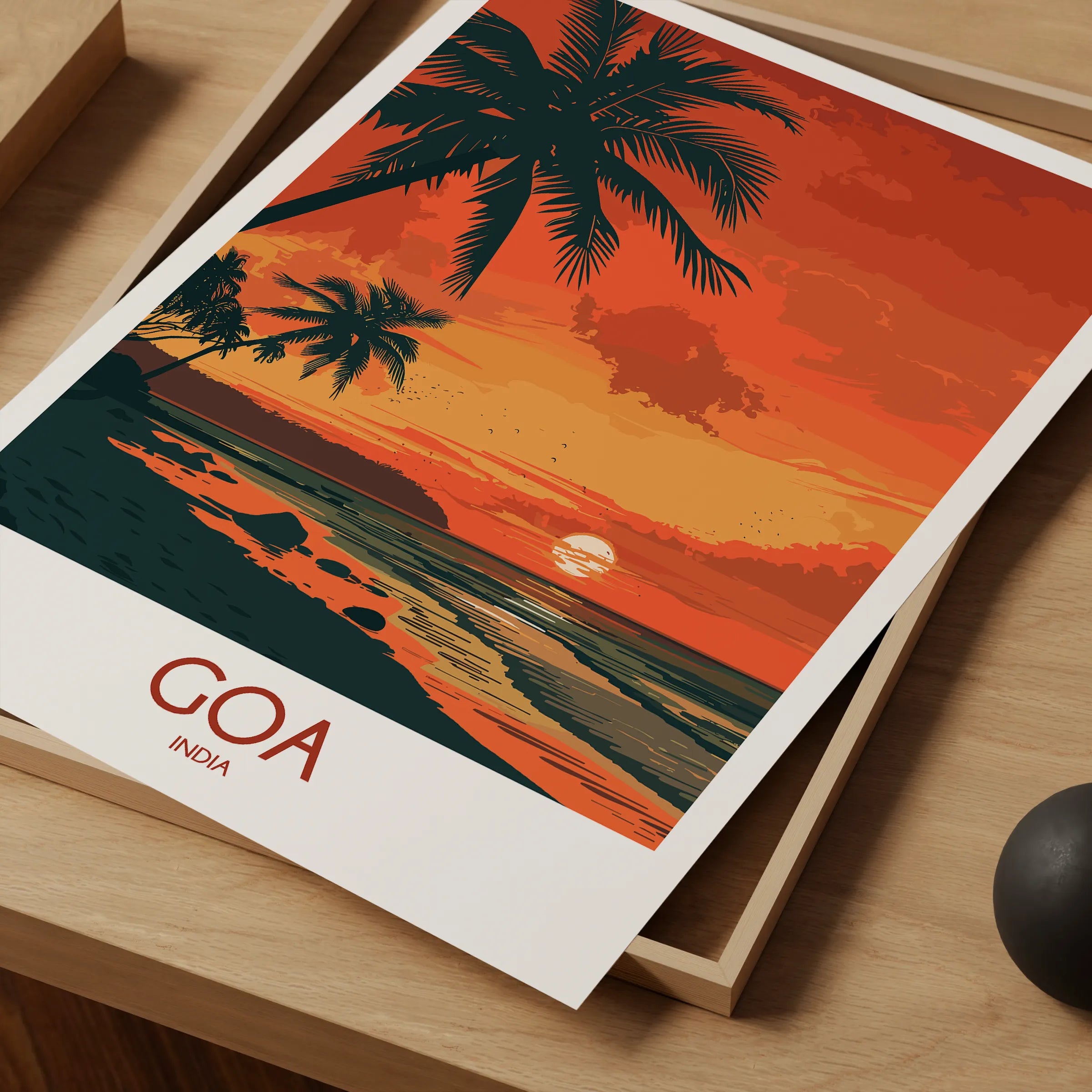 Goa Vintage Style Print